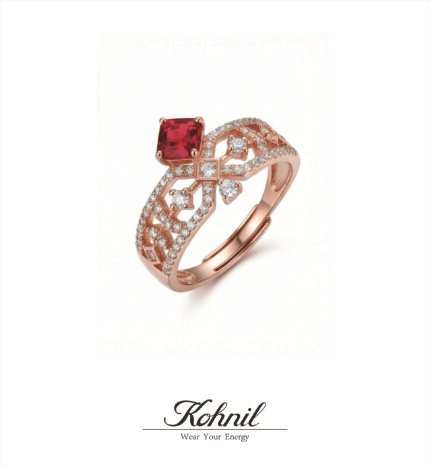vintage garnet ring