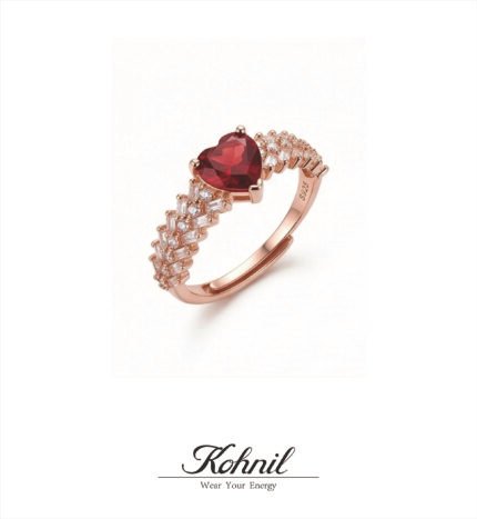 love garnet ring
